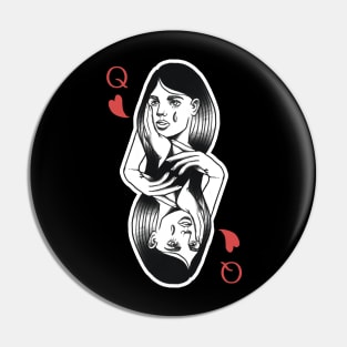 Queen of Hearts Pin