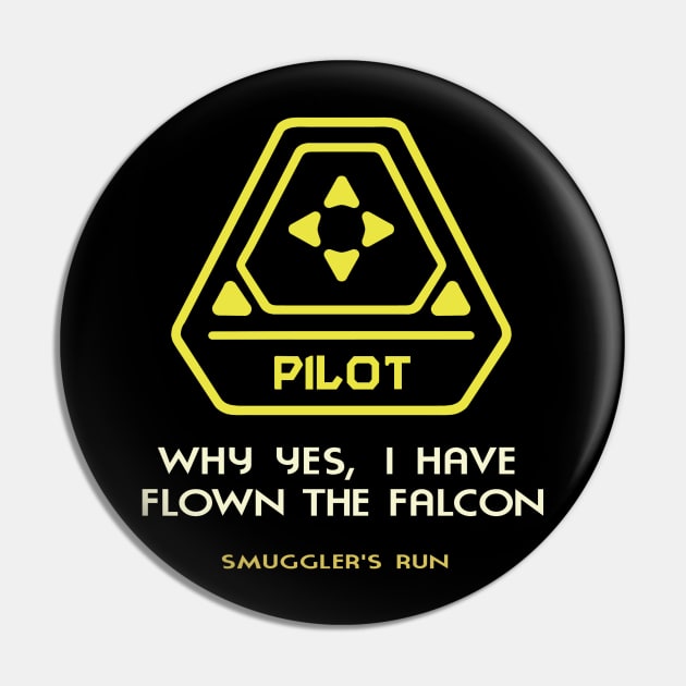 Smuggler's Run Pilot Pin by GeekGiftGallery