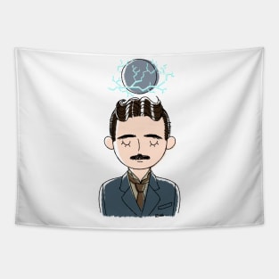 Nikola Tesla Tapestry