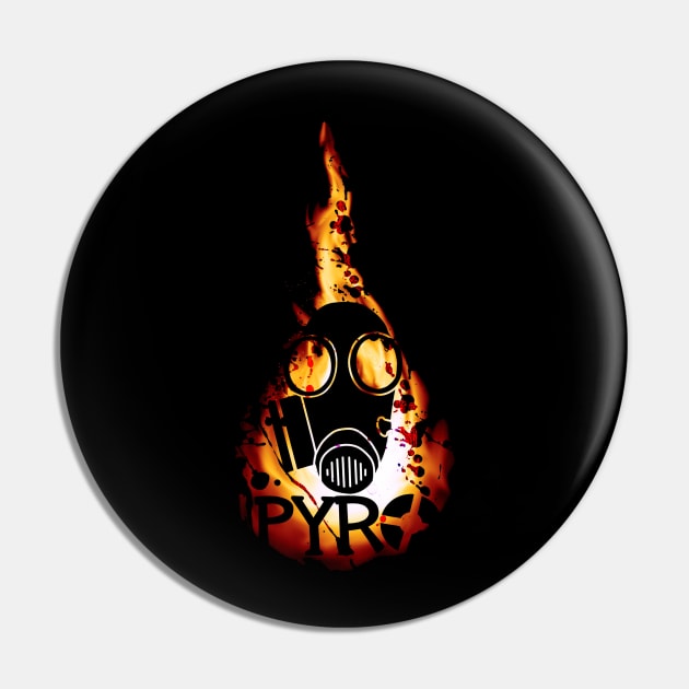 Team Fortress 2 - The Pyro Pin by jakeskelly54