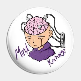 Recharge of mind Pin