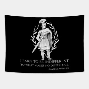 Motivational Stoic Philosophy Caesar Marcus Aurelius Quote Tapestry