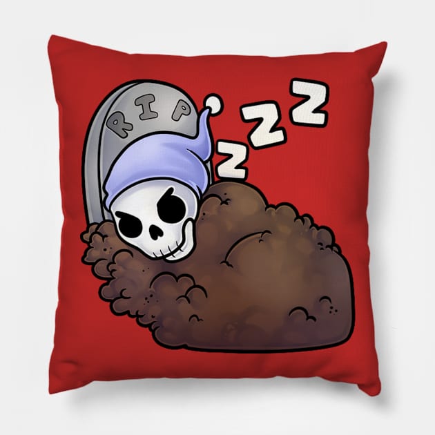 DIRT NAP Pillow by Bluddshed