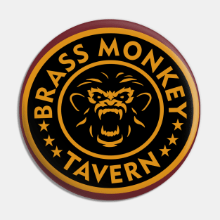 Brass Monkey Tavern Mascot Pin