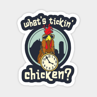 Funny Chicken with Sunglasses Magnet