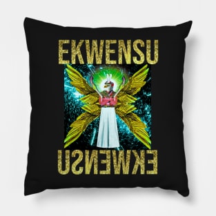 Igbo / African Gods : EKWENSU By SIRIUS UGO ART Pillow