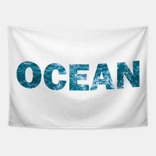 Ocean Waves Foamy Water Tapestry