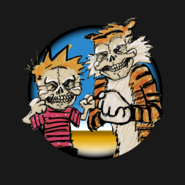Disover Skullvin and Skullbes 2 - Calvin And Hobbes - T-Shirt