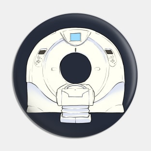 CT scanner illustration Pin