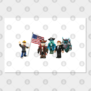 Roblox Piggy Posters And Art Prints Teepublic - the flag of the united states of america roblox