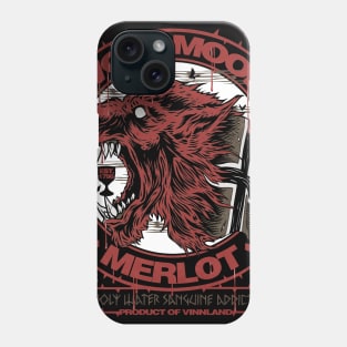 "WOLF MOON MERLOT" Phone Case