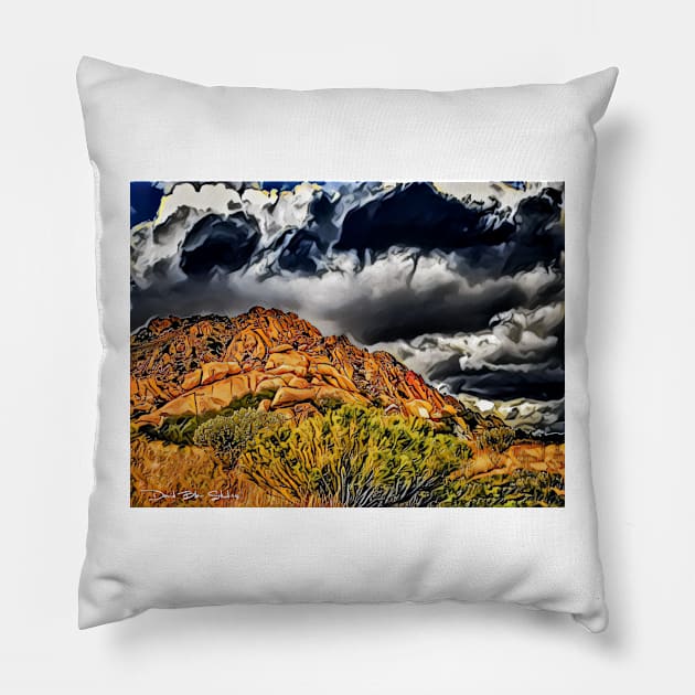 Point Me In The Direction Of Albuquerque – Graphic 1 Pillow by davidbstudios
