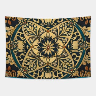 Abstract Renaissance Pattern Tapestry