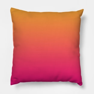 Ombre | Gradient Colors | Orange and Pink | Pillow