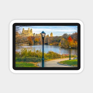 View of Central Park, New York city in Autumn Magnet