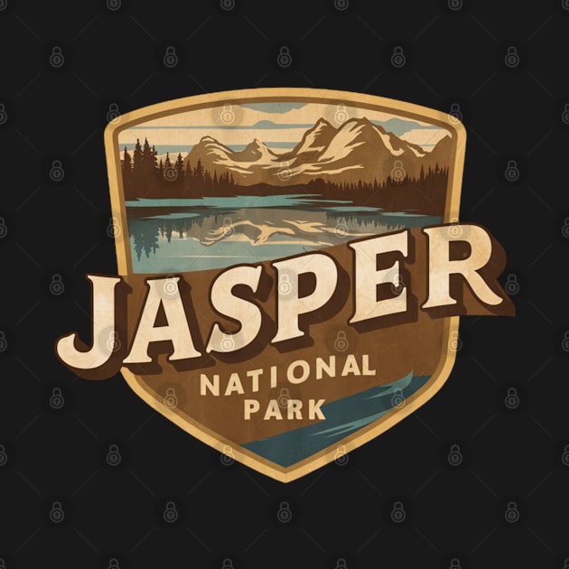 Retro Jasper National Park by Perspektiva