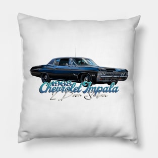 Customized 1968 Chevrolet Camaro Z28 Coupe Pillow