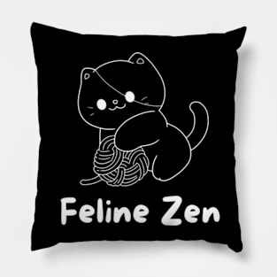 funny cute cat Pillow