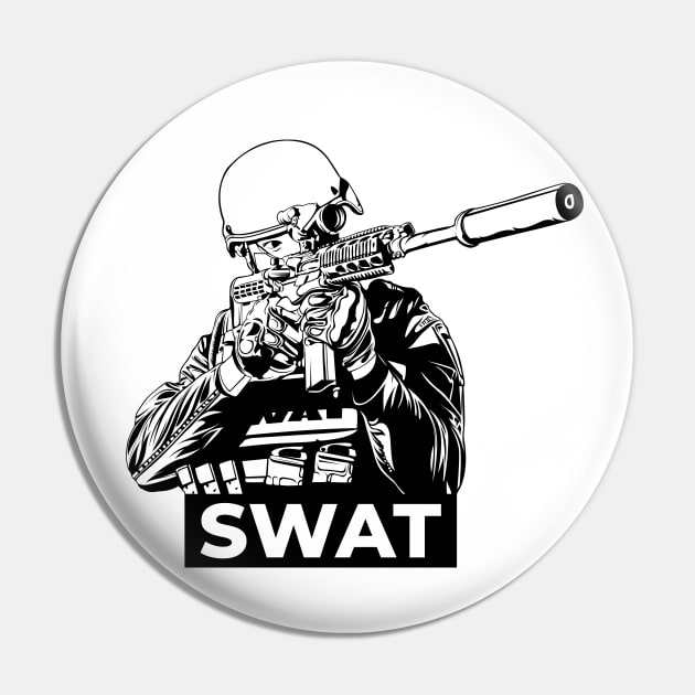 SWAT Pin by Den Vector