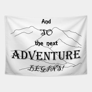 The Adventure Begins Tapestry