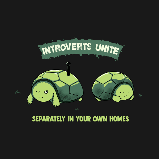 Introverts Unite Turtle by TeamMatschke