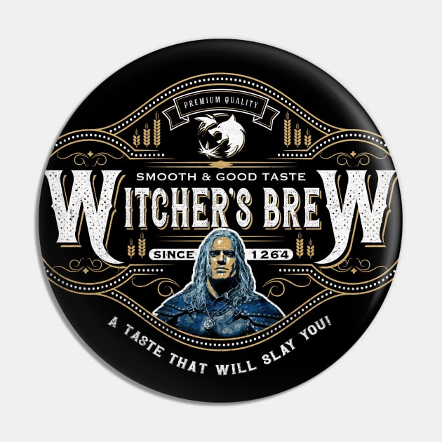 Witcher's Brew Pin by Alema Art