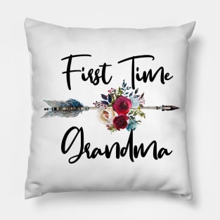 First Time Grandma Pregnancy Announcement Pillow