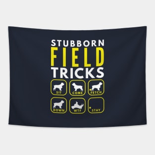 Stubborn Field Spaniel Tricks - Dog Training Tapestry