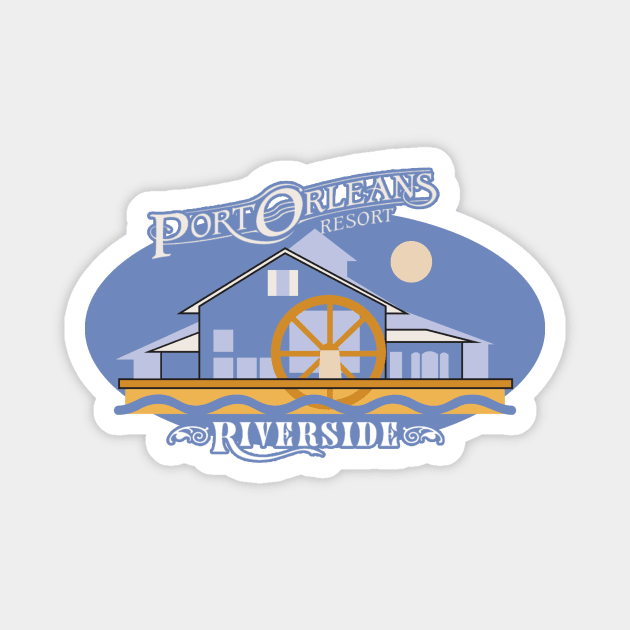 Port Orleans Riverside Magnet by Lunamis