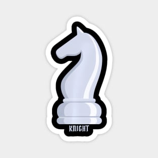 White Knight Chess Piece Costume Halloween Group Matching Magnet