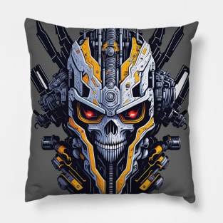 Mecha Skull S01 D82 Pillow