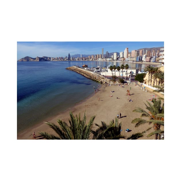 Benidorm Mal Pas Beach Costa Blanca Spain by AndyEvansPhotos