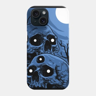 dark funeral skulls Phone Case