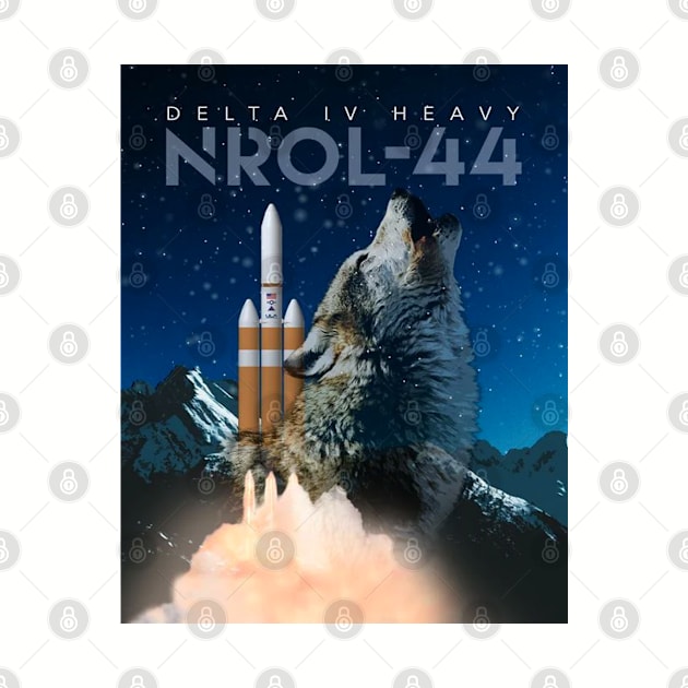 NROL-44 Mission Poster by Spacestuffplus