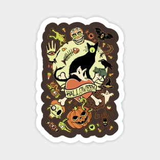 Happy Halloween (vintage) Magnet