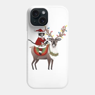 Santa Claws and Reindeer Phone Case