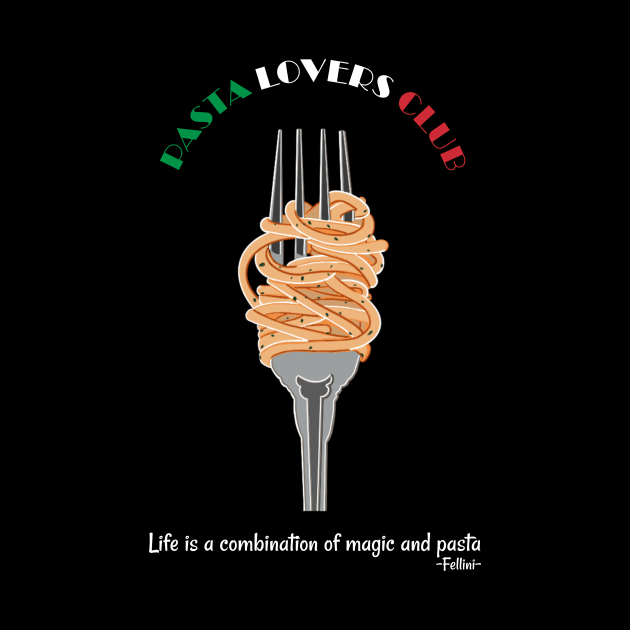 Pasta Lovers Club by RoeArtwork