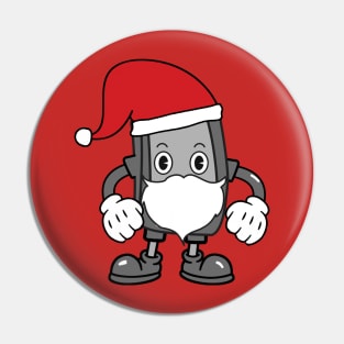 Cute santa phone Pin