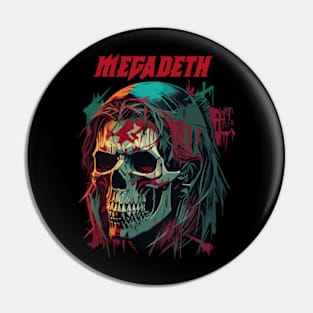 Shredding with Megadeth Pin