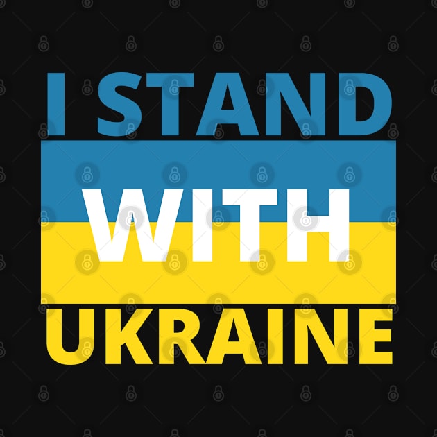 the ukrainians / stand with ukraine / ukraine flag / i stand with ukraine / ukraine by CLOCLO