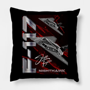 F-117 NIGHTHAWK T SHIRT STEALTH FIGHTER BOMBER JET PLANE Pillow