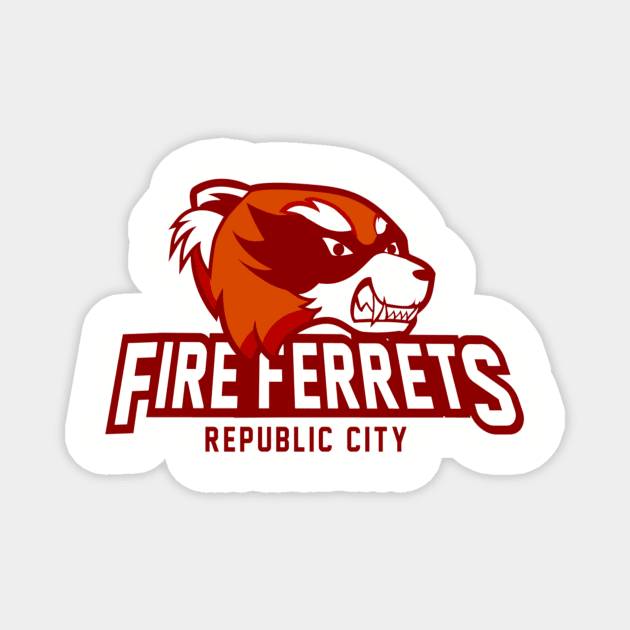 Republic City Fire Ferrets Magnet by mayaanaiyah