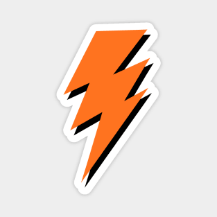 Orange Triple Lightning Bolt Magnet