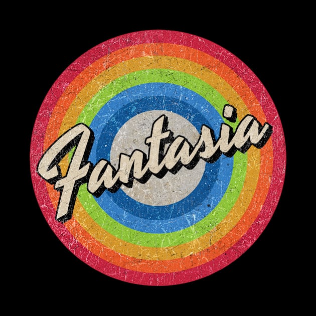 Vintage Style circle - Fantasia by henryshifter