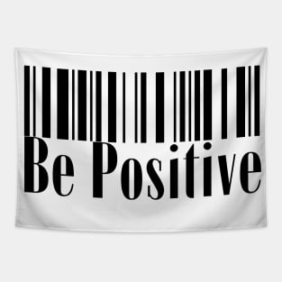 Be positive - Barcode Tapestry