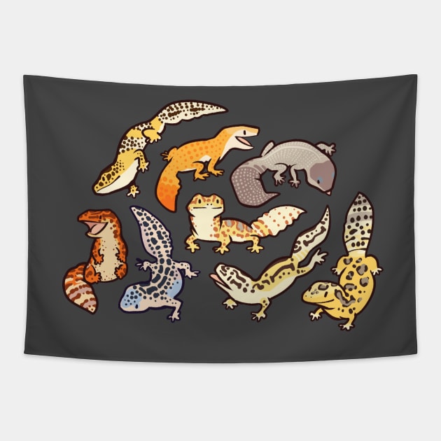 Chub gecks Tapestry by Colordrilos