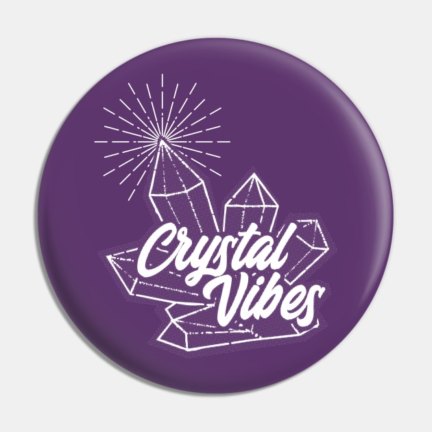 Crystal Vibes Pin by Jitterfly