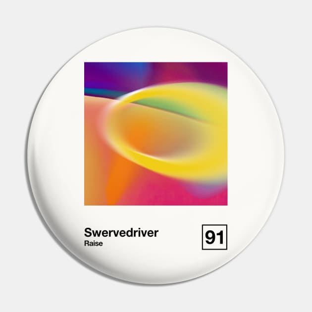 Swervedriver / Minimalist Style Graphic Artwork Design Pin by saudade