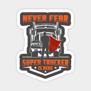 SUPER TRUCKER Magnet