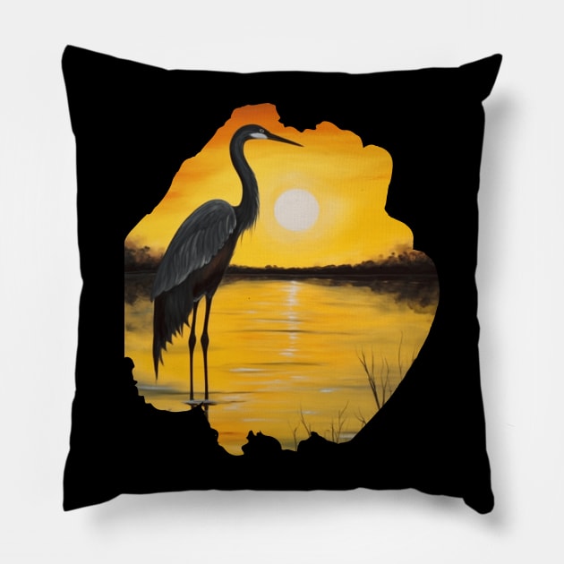 Sun set Pillow by Pixy Official